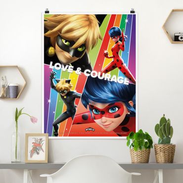 Posters Miraculous Love & Courage
