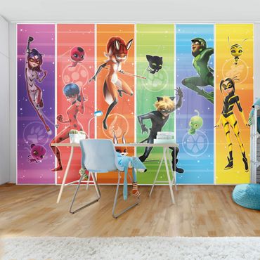 Painéis japoneses Miraculous Rainbow Pattern