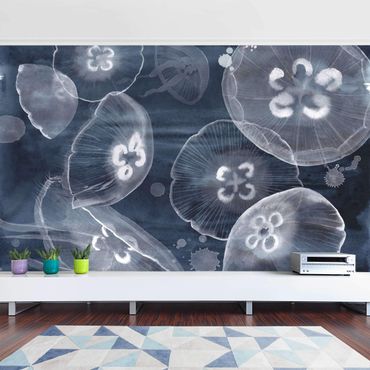 Mural de parede Moon Jellyfish II