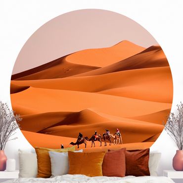 Papel de parede redondo Namib Desert