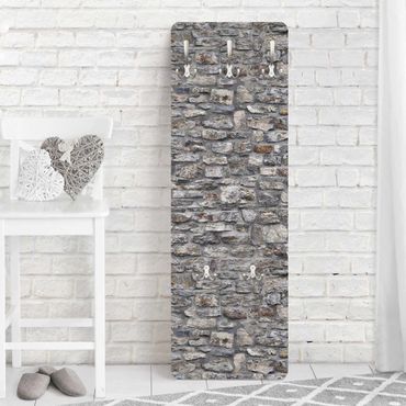Cabides de parede Natural Stone Wallpaper Old Stone Wall