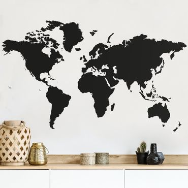 Autocolantes de parede No.191 World Map