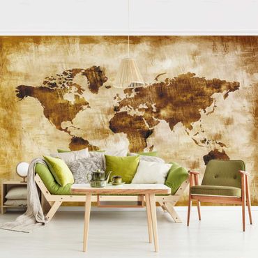 Mural de parede No.CG75 Map Of The World