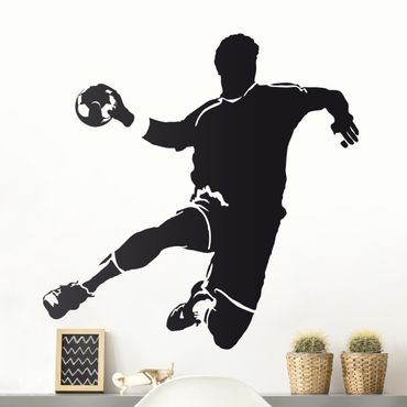 Autocolantes de parede No.UL333 handball player 1