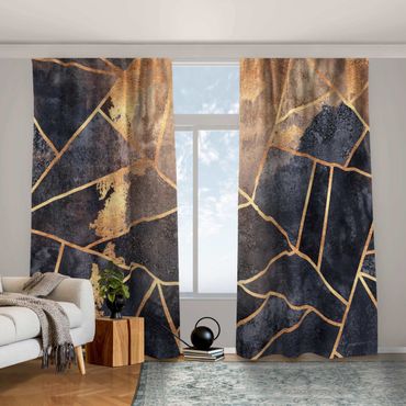 Cortinas Onyx With Gold