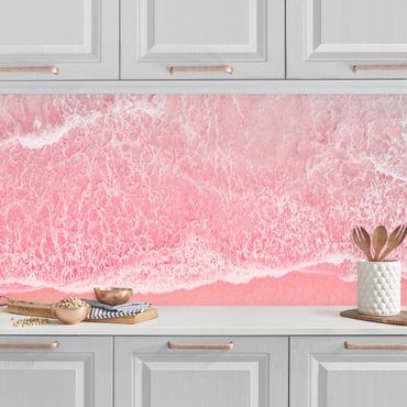 Backsplash de cozinha Ocean In Pink
