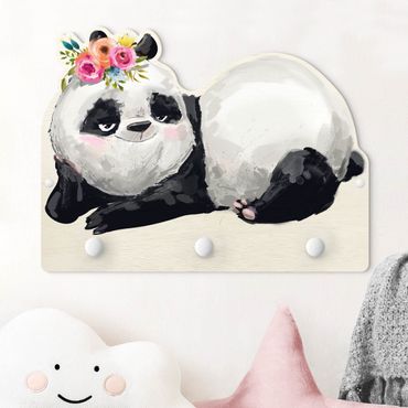 Cabide de parede infantil Panda Brian
