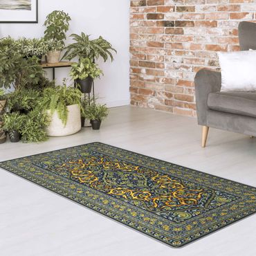 Tapetes Magnificent Ornamental Rug Green