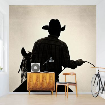 Mural de parede Riding Cowboy