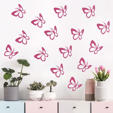 Autocolantes de parede Butterfly Set