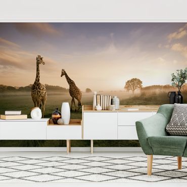 Mural de parede Surreal Giraffes