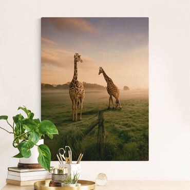 Telas decorativas Surreal Giraffes
