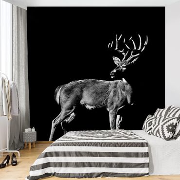 Mural de parede Deer In The Dark