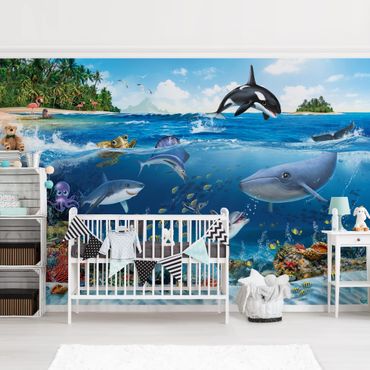 Mural de parede Animal Club International - Underwater World With Animals