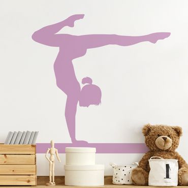 Autocolantes de parede Doing Gymnastics