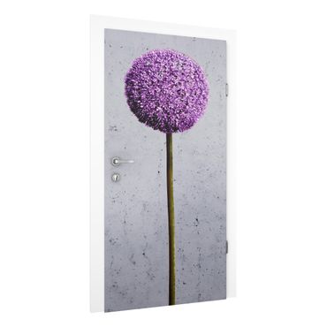 Papel de parede para porta Allium Round-Headed Flower