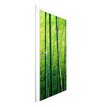 Papel de parede para porta Bamboo Forest