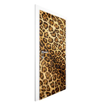 Papel de parede para porta Jaguar Skin