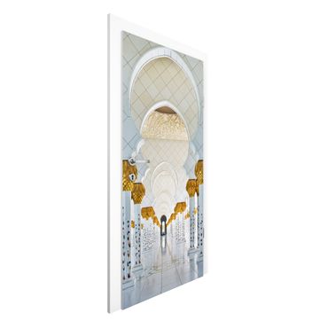 Papel de parede para porta Mosque In Abu Dhabi