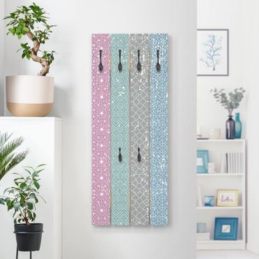 Cabides de parede Shabby Pattern Pastell
