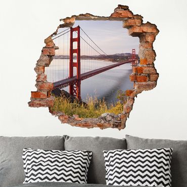 Autocolantes de parede Golden Gate Bridge In San Francisco