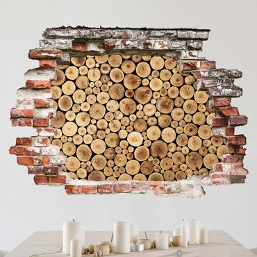 Autocolantes de parede Homey Firewood