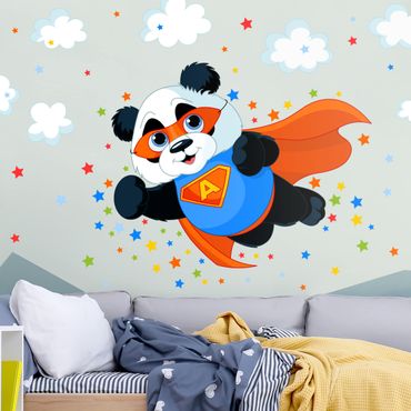 Autocolantes de parede Super Panda