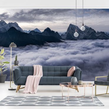 Mural de parede Sea Of ​​Clouds In The Himalayas