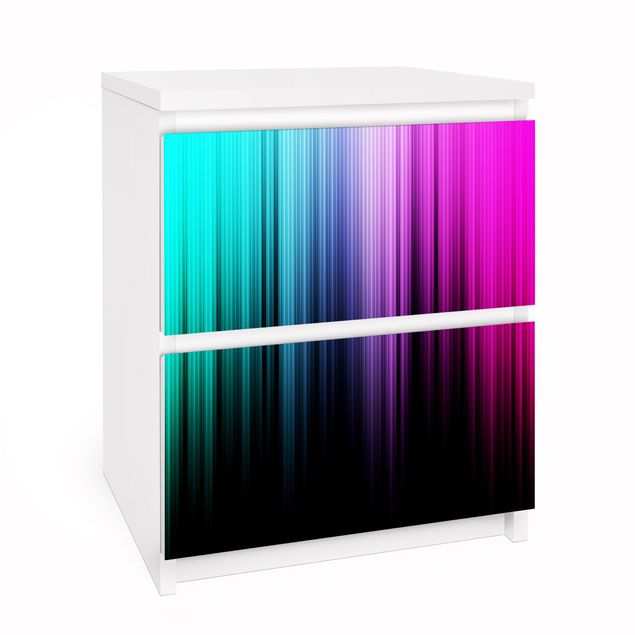 Películas autocolantes padrões Rainbow Display