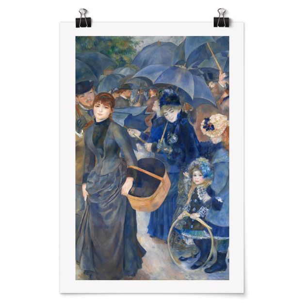 Posters quadros famosos Auguste Renoir - Umbrellas