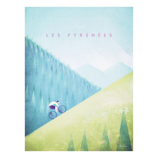 Quadros montanhas Travel Poster - The Pyrenees