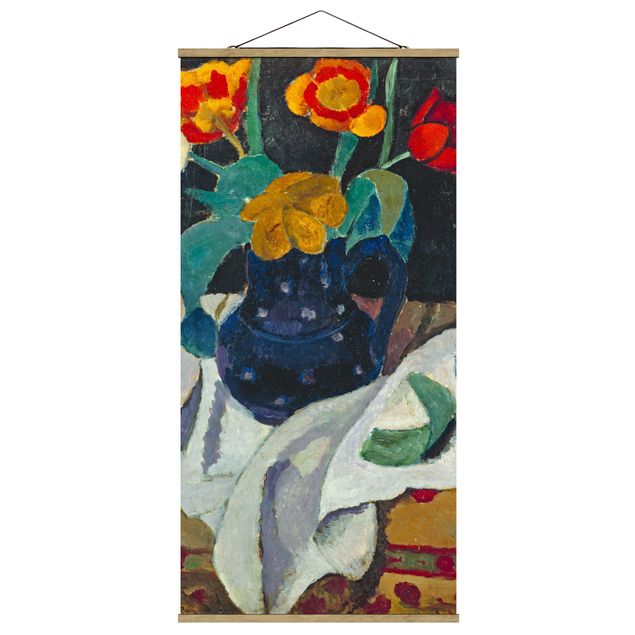Quadros florais Paula Modersohn-Becker - Still Life with Tulips