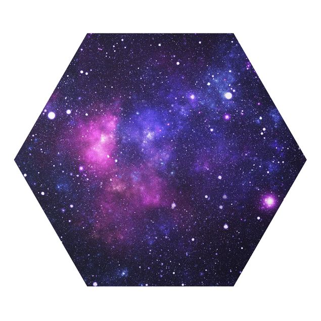 Quadros hexagonais Galaxy
