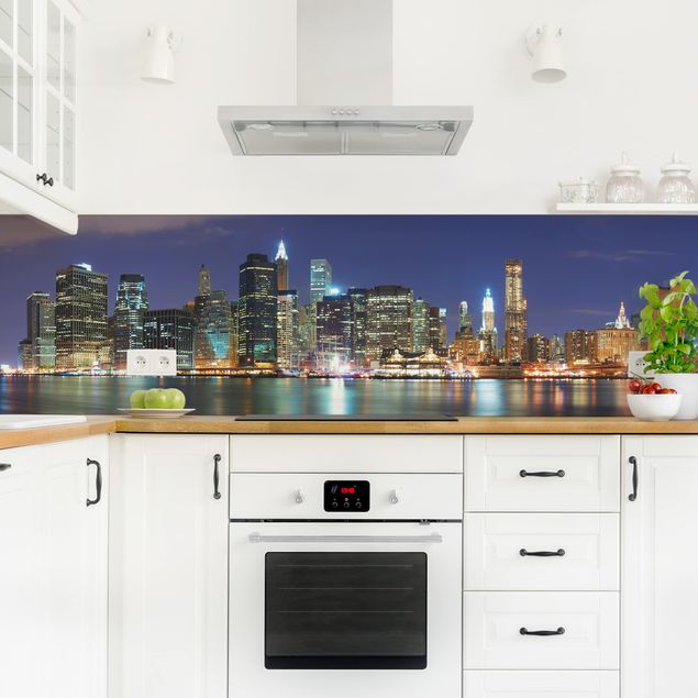 Backsplash de cozinha cidades e paisagens urbanas Manhattan In New York City