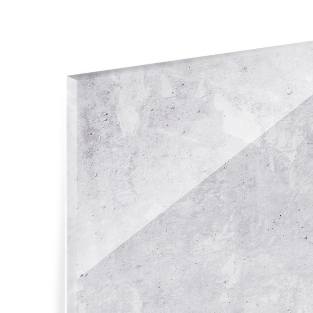 Painel anti-salpicos de cozinha Light Grey Concrete Pattern