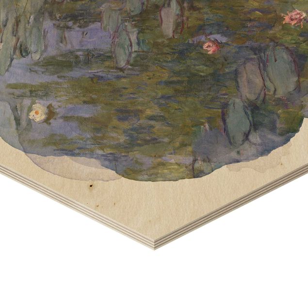 quadros para parede WaterColours - Claude Monet - Water Lilies (Nympheas)