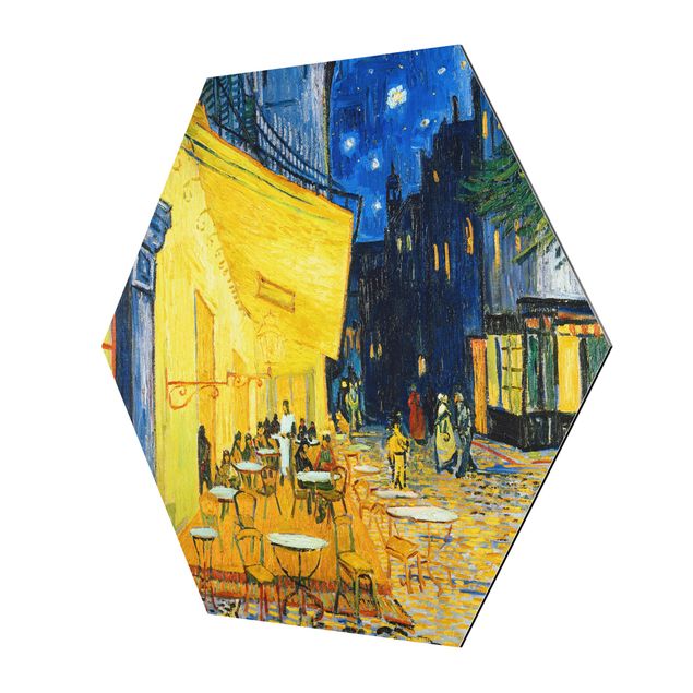 Quadros cidades Vincent van Gogh - Café Terrace at Night