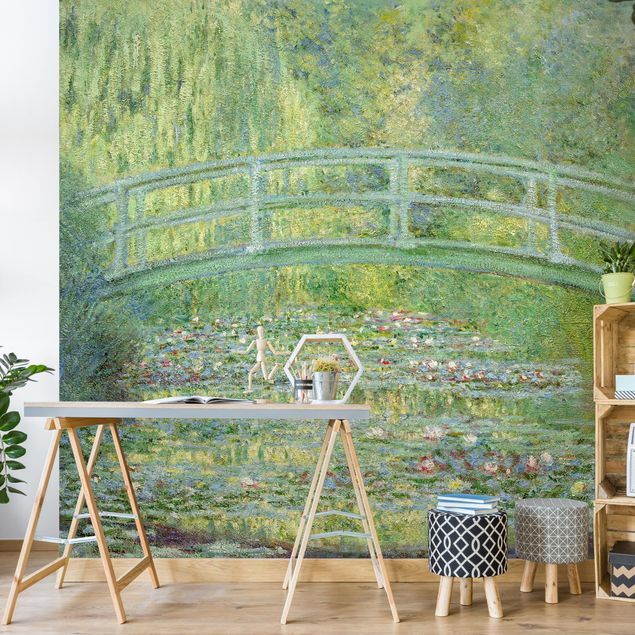 Quadros movimento artístico Impressionismo Claude Monet - Japanese Bridge