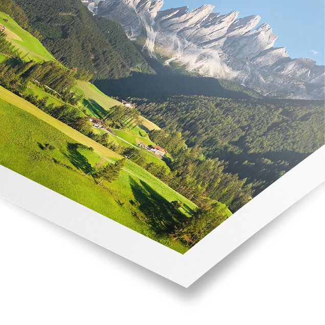Posters paisagens Odle In South Tyrol