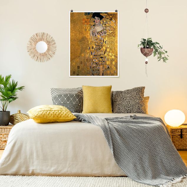 decoraçoes cozinha Gustav Klimt - Portrait Of Adele Bloch-Bauer I