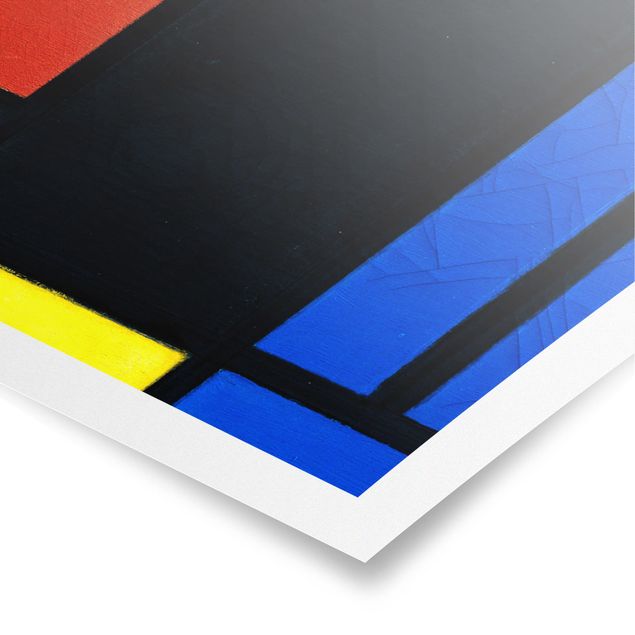Posters abstratos Piet Mondrian - Tableau No. 1