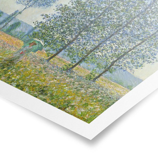 Quadros paisagens Claude Monet - Fields In Spring