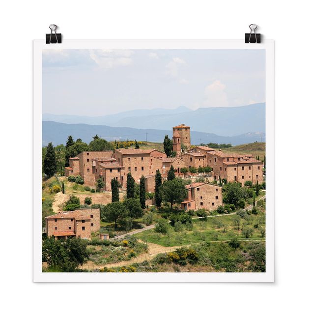 Posters cidades e paisagens urbanas Charming Tuscany