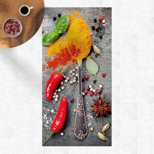 Tapetes exteriores Spoon With Spices
