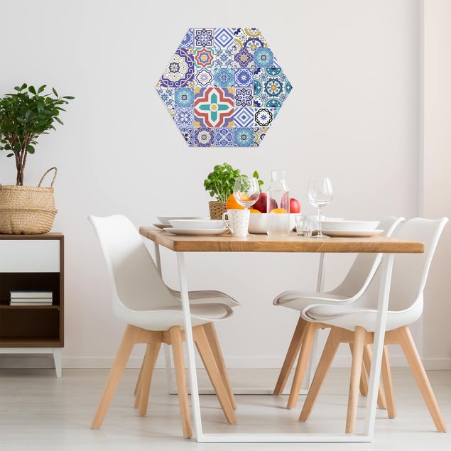 quadros modernos para quarto de casal Backsplash - Elaborate Portoguese Tiles
