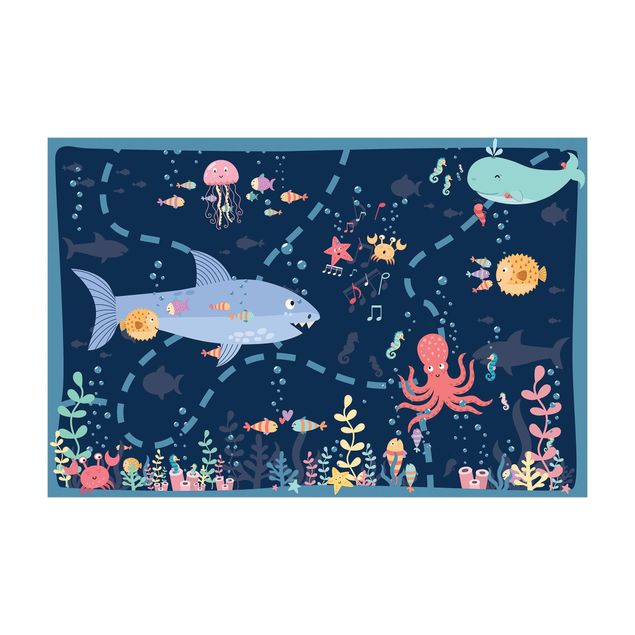 tapete colorido Playoom Mat Under Water - An Expedition