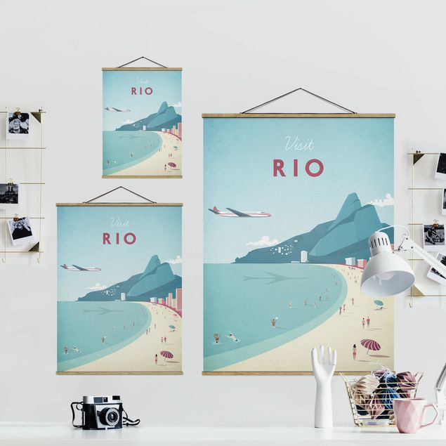 Quadros famosos Travel Poster - Rio De Janeiro
