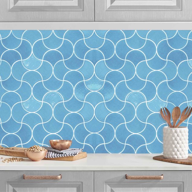 decoraçao para parede de cozinha Keramikfliesen - Blue