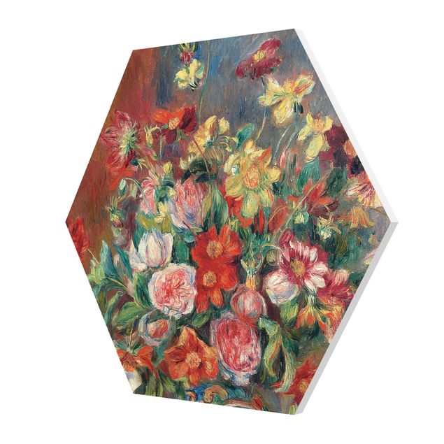 Quadros famosos Auguste Renoir - Flower vase