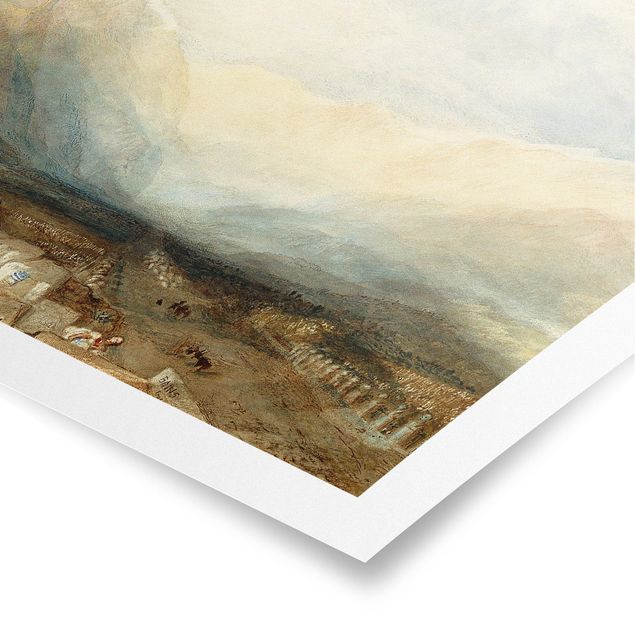 quadro com paisagens William Turner - The Splugen Pass